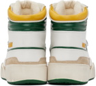 Isabel Marant White & Green Alseeh Sneakers