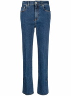 ALEXANDER MCQUEEN - High Waist Denim Jeans