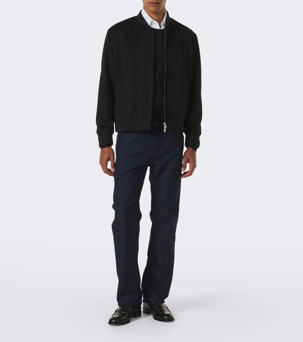 Etro Jacquard cotton-blend slim pants