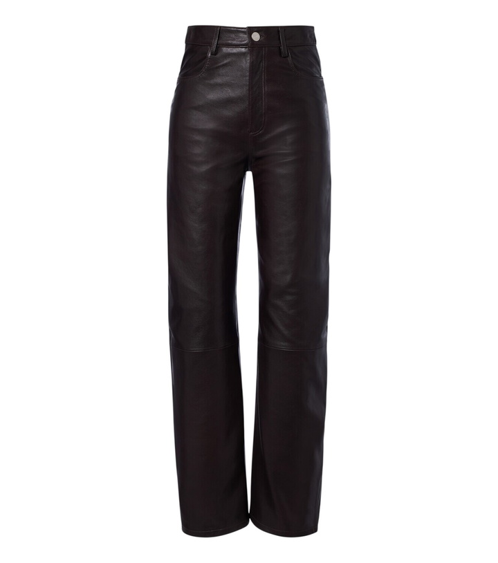 Photo: Arma Leather wide-leg pants