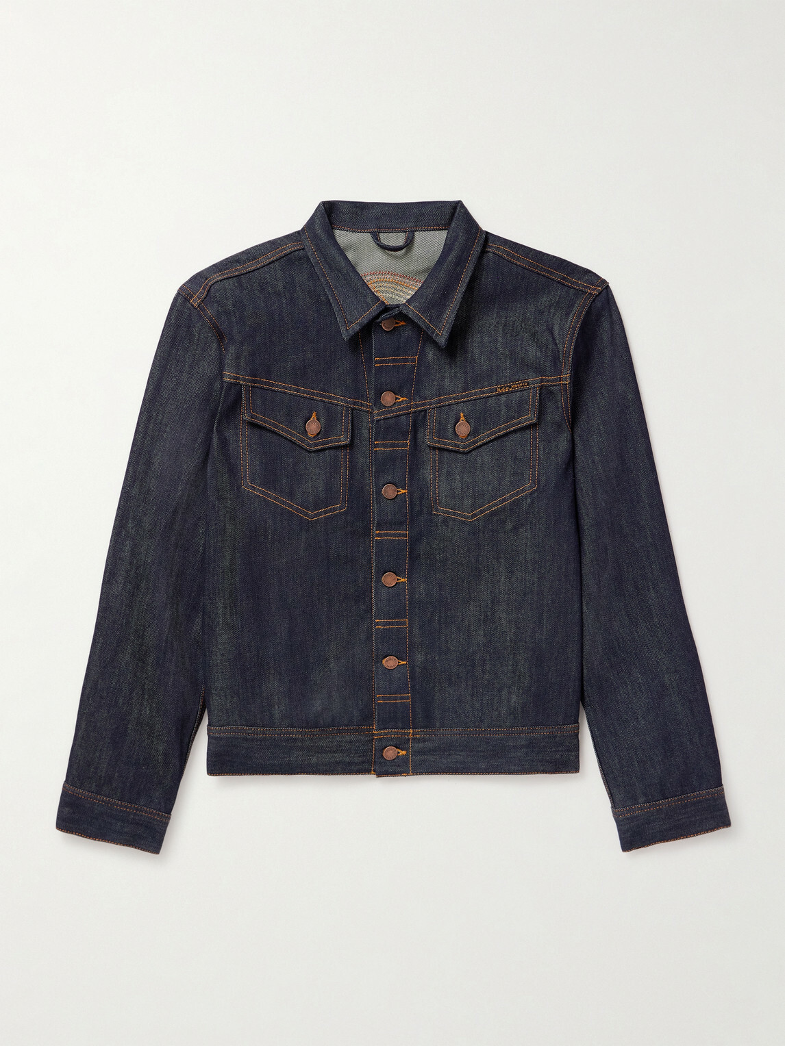 Nudie Jeans - Conny Embroidered Organic Denim Jacket - Blue