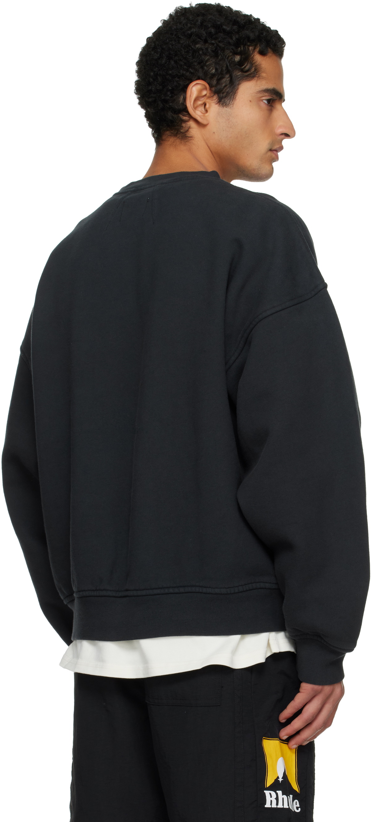 Rhude Black Dinero Crewneck Sweatshirt