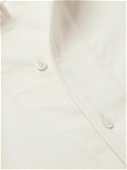 De Petrillo - Brushed Cotton-Twill Shirt - White