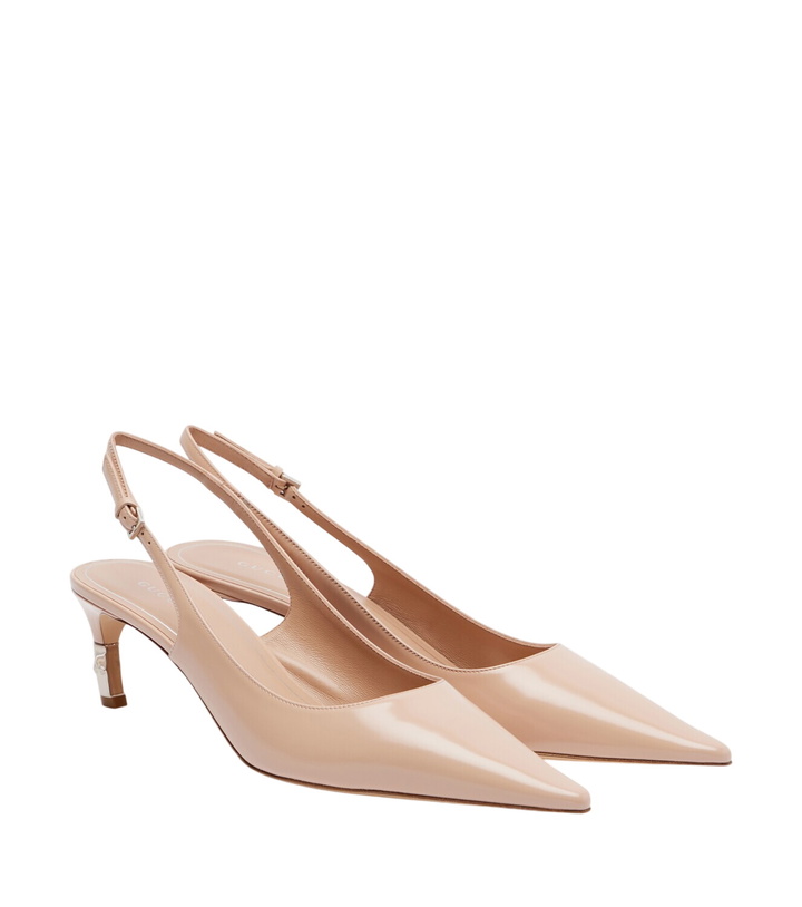 Photo: Gucci Castello leather slingback pumps