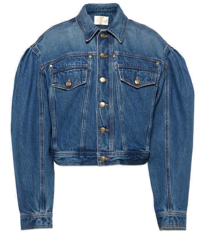 Photo: Ulla Johnson Cosette cropped denim jacket