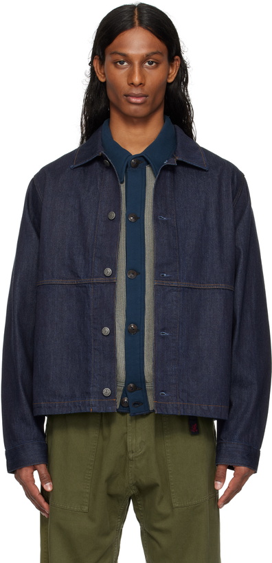 Photo: Gramicci Navy Japanese Denim Jacket