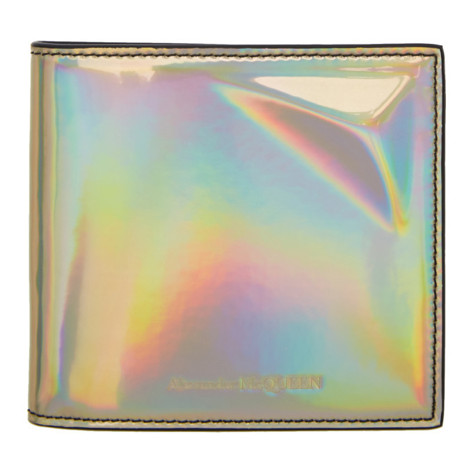 Photo: Alexander McQueen Gold Iridescent Wallet