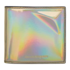 Alexander McQueen Gold Iridescent Wallet
