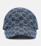 Gucci GG denim baseball cap