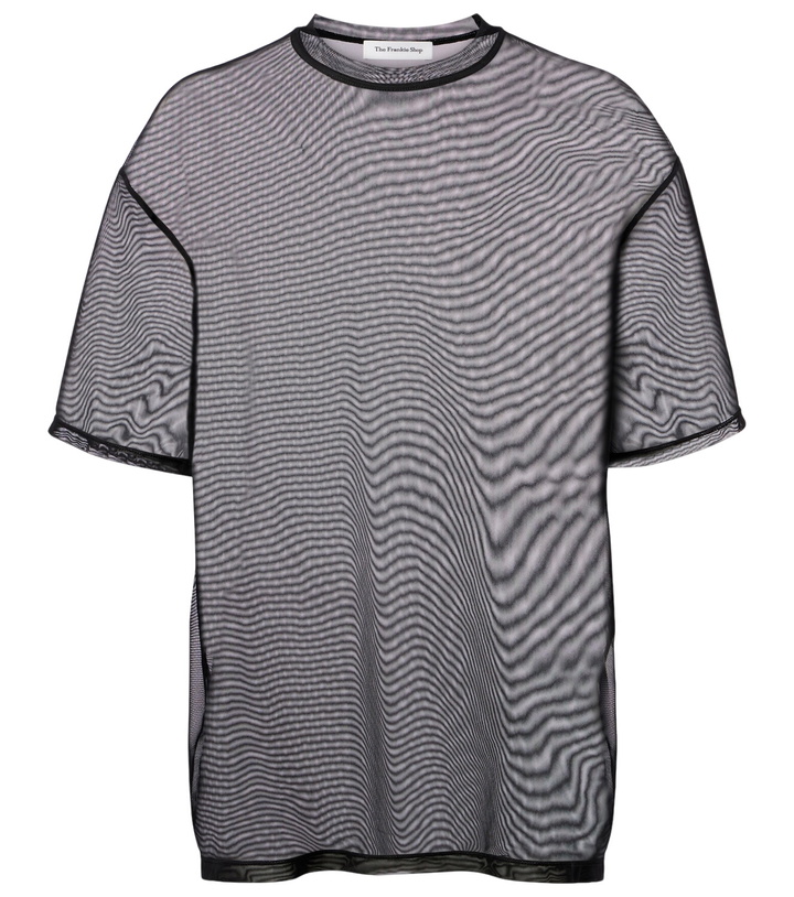 Photo: The Frankie Shop Zolli sheer mesh T-shirt
