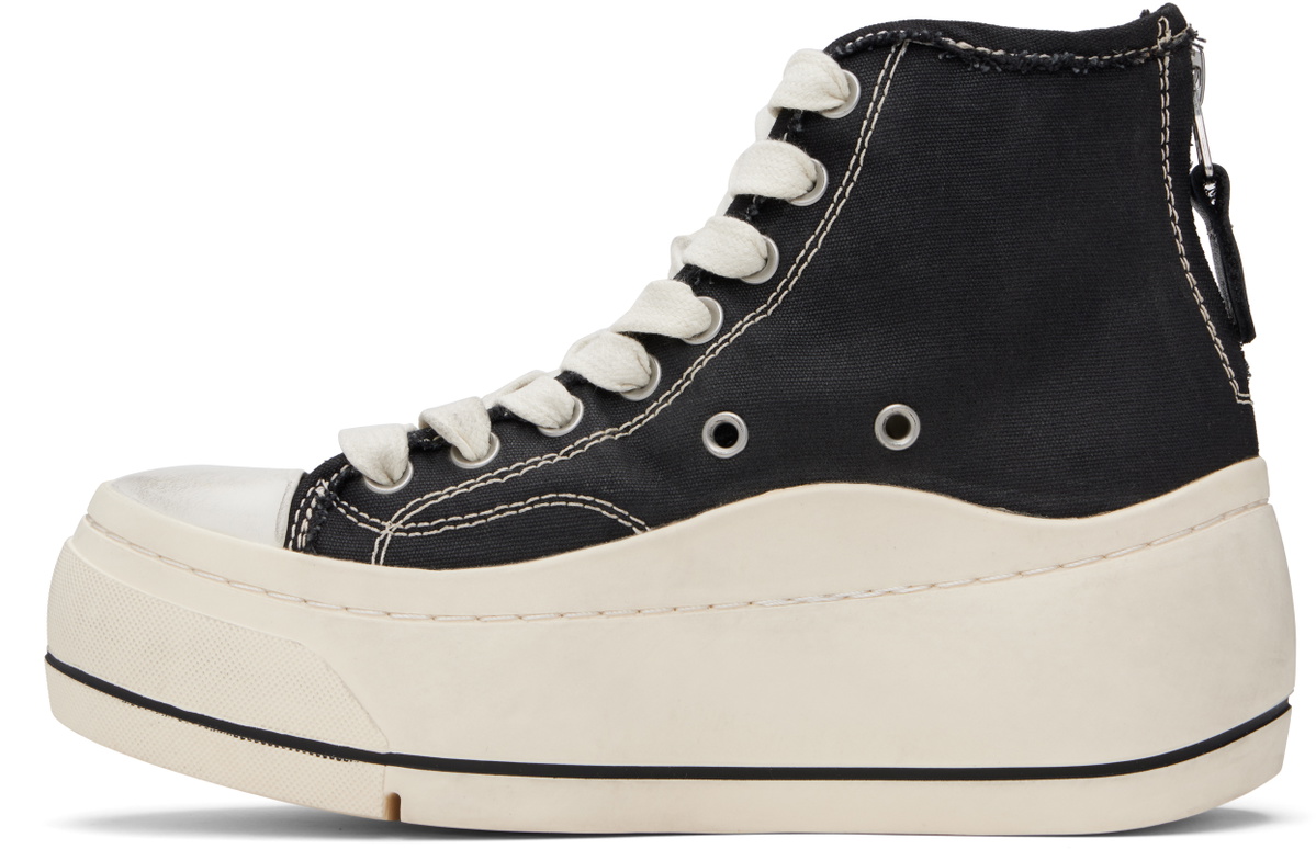 R13 Black Kurt High Top Sneakers