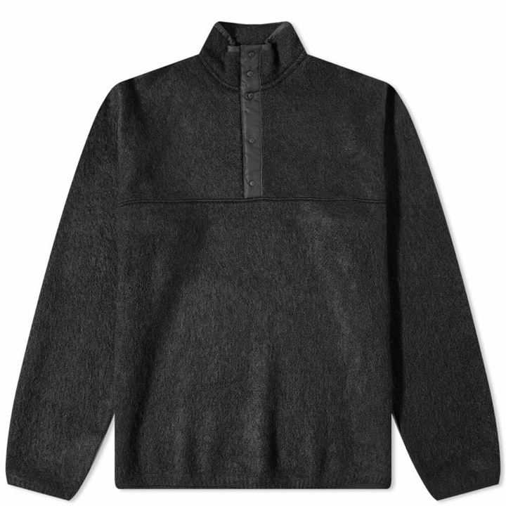 Photo: Nanamica Men's Snap Fleece Jacket in Black