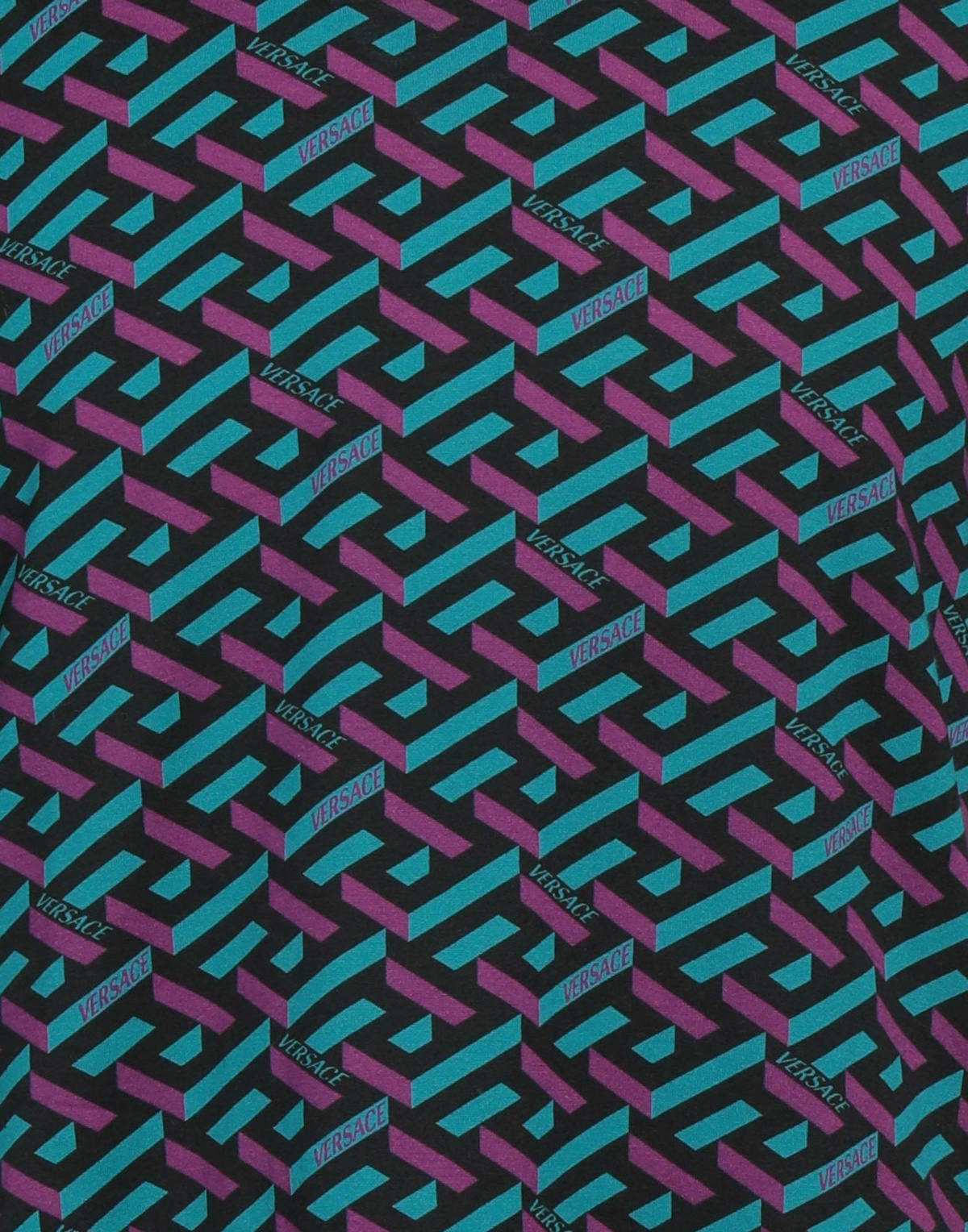 Versace Mens T-shirt Turquoise