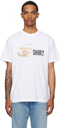 Moschino White Printed Organic Cotton T-shirt