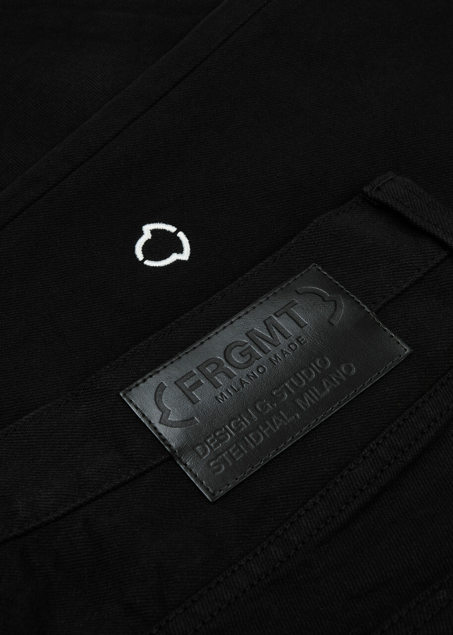 Moncler Genius 7 Moncler Frgmt Straight-leg Jeans Black