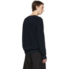 Dries Van Noten Navy Namur Sweater