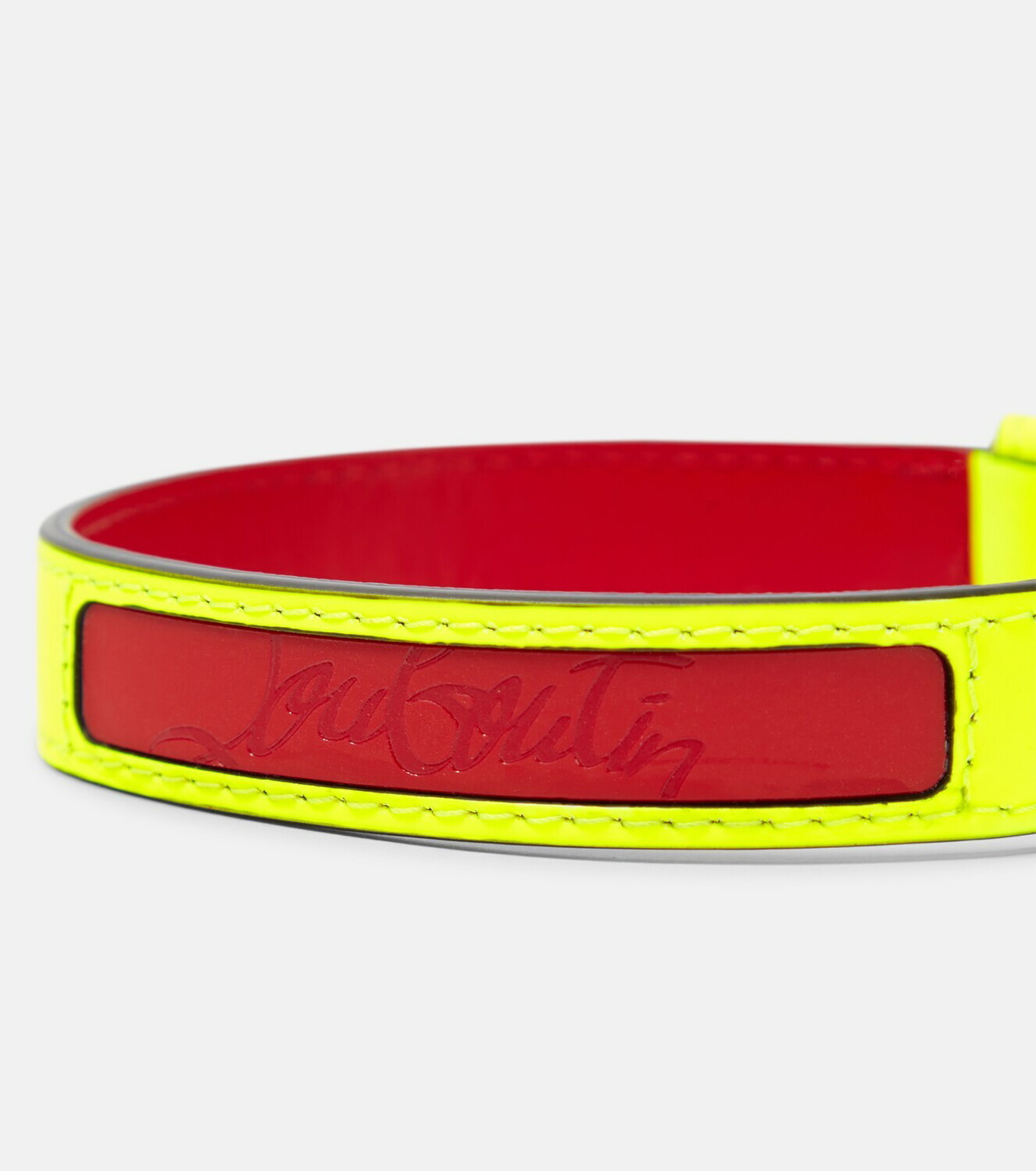 Christian Louboutin - Loubicollar S leather dog collar