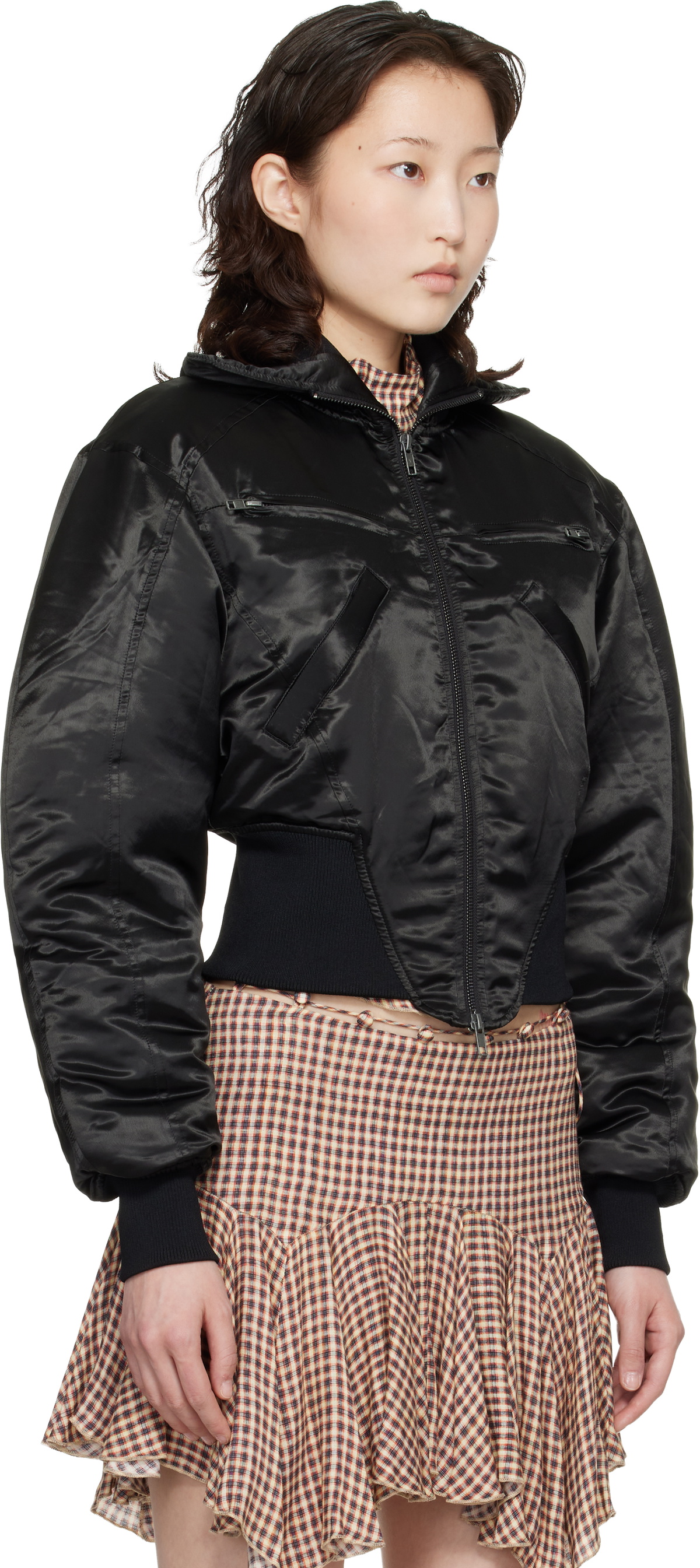 KNWLS Black M-Claw Bomber Jacket