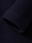 Incotex - Montedoro Double-Breasted Wool-Blend Felt Coat - Blue