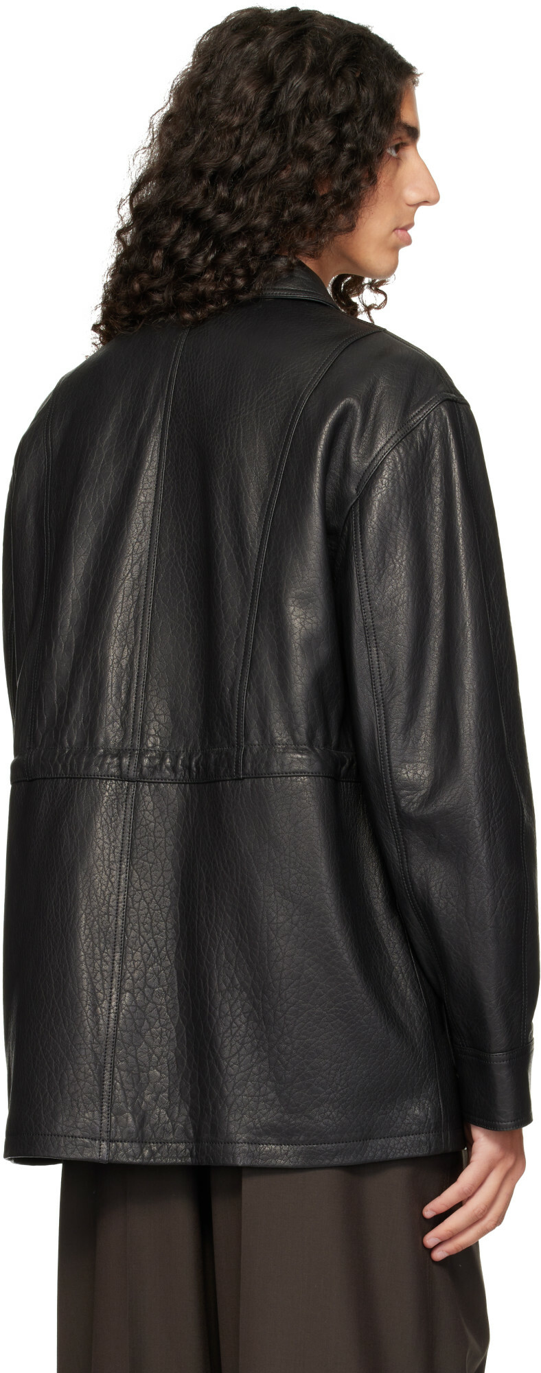 Arma Black Mavis Leather Jacket