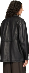 Arma Black Mavis Leather Jacket