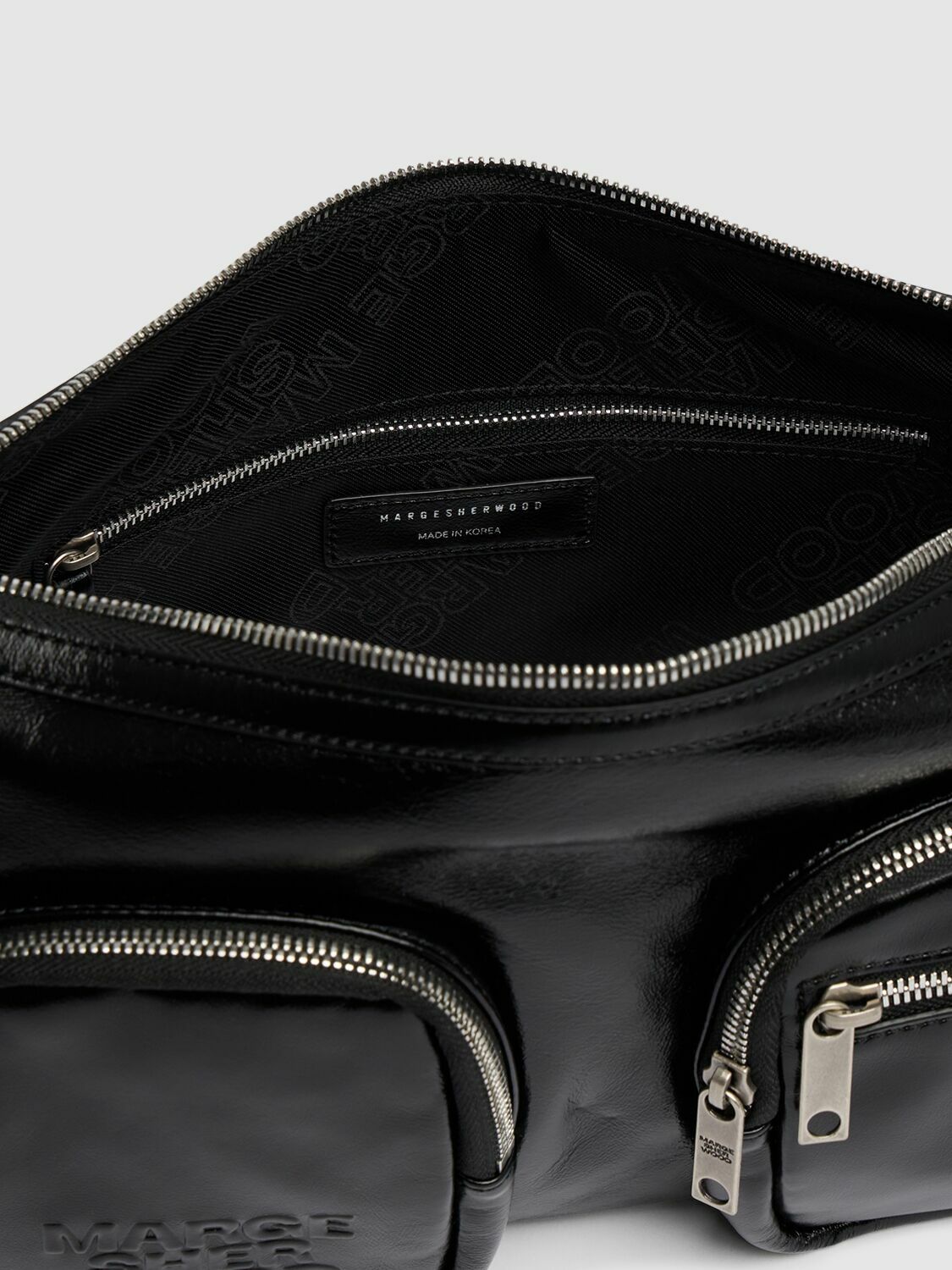 MARGE SHERWOOD Outpocket Hobo Leather Shoulder Bag