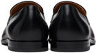Ferragamo Black Hardware Loafers