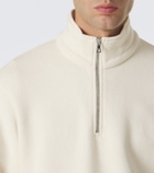 Orlebar Brown Wyatt cotton jersey half-zip sweatshirt