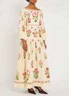 Agua BY Agua Bendita Senlis Canna Floral-print Linen Maxi Dress Multicoloured
