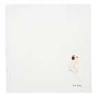 Paul Smith White Vintage Lady Pocket Square