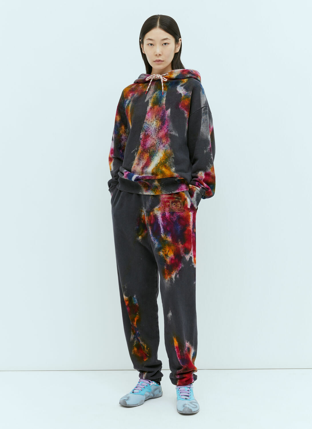 Aries Colourspray Hooded Sweatshirt