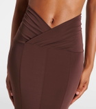 Nensi Dojaka Draped maxi skirt