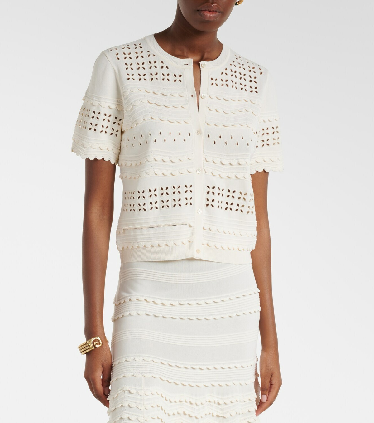 Ulla Johnson Abriana eyelet cardigan