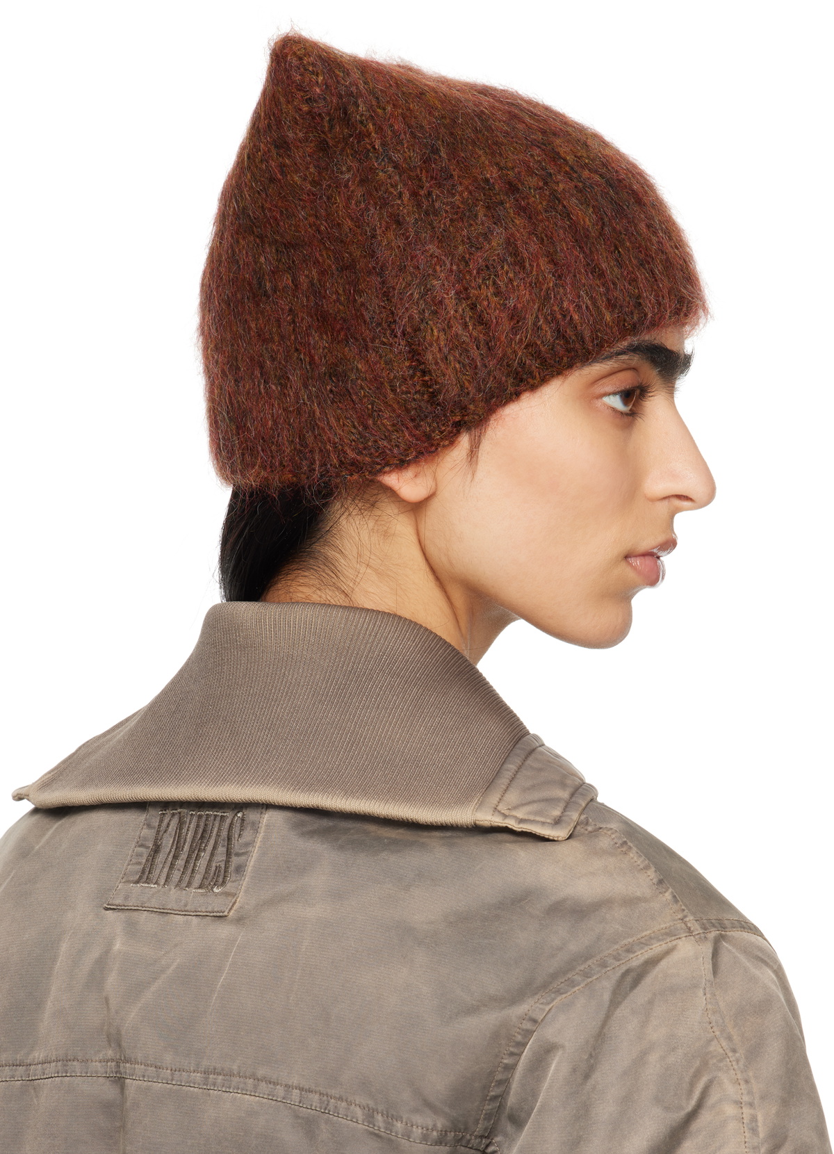 KNWLS Brown Precious Beanie KNWLS