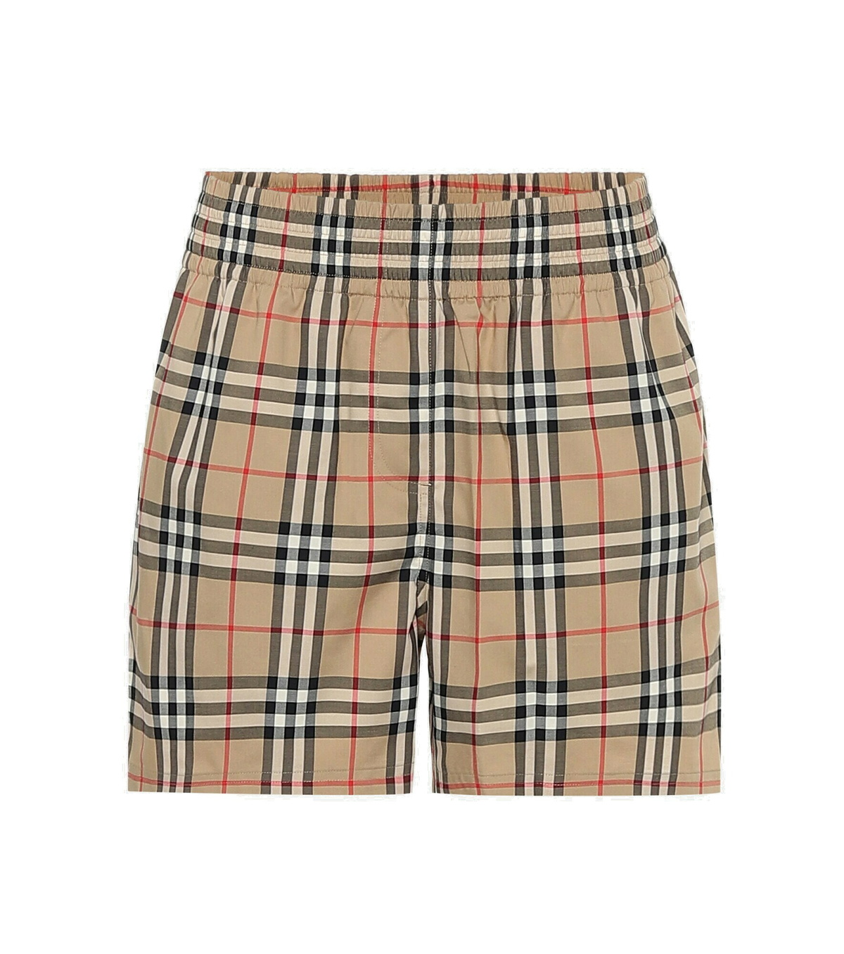 Burberry - High-rise stretch-cotton shorts Burberry