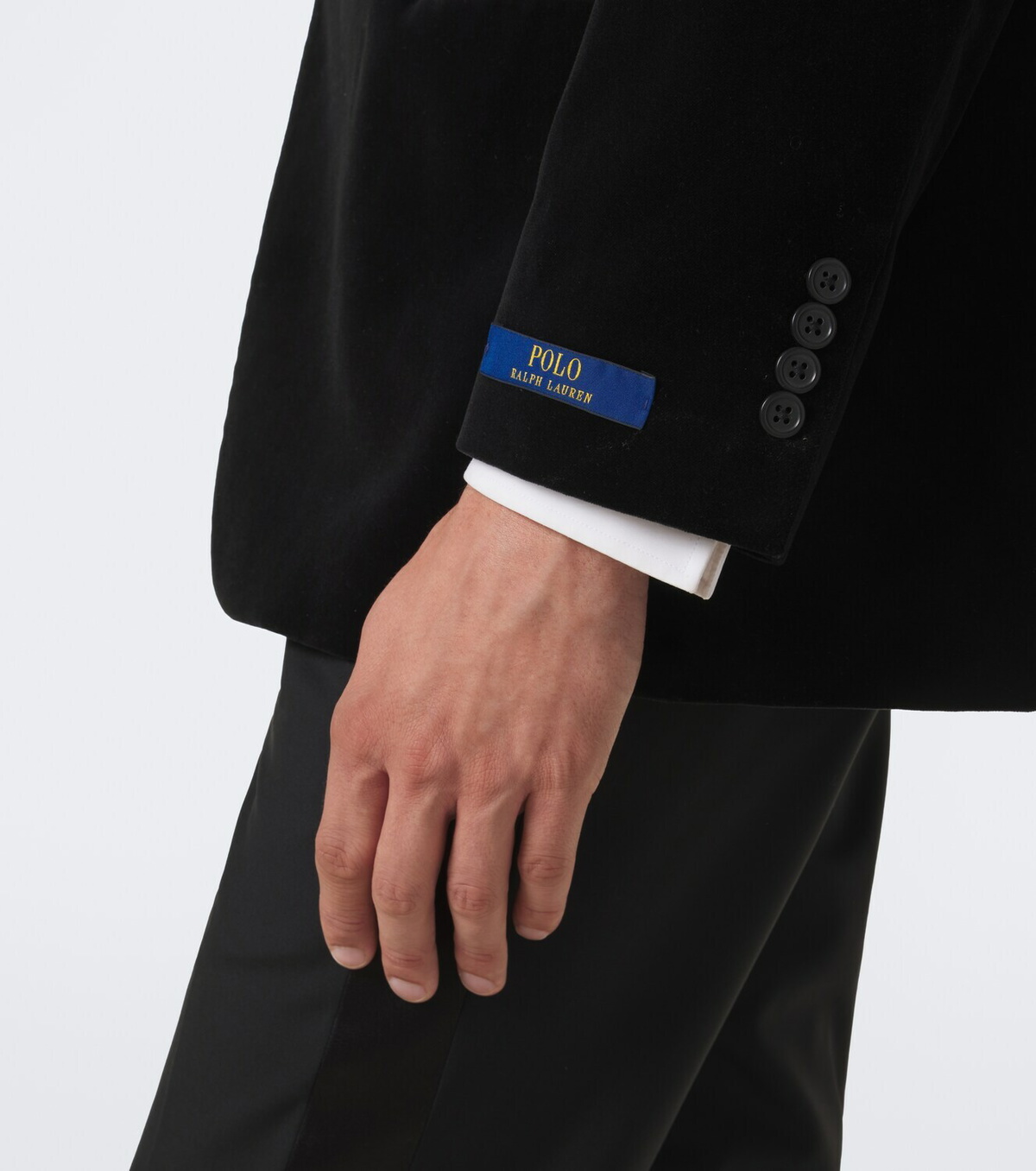 Polo Ralph Lauren Single-breasted velvet blazer