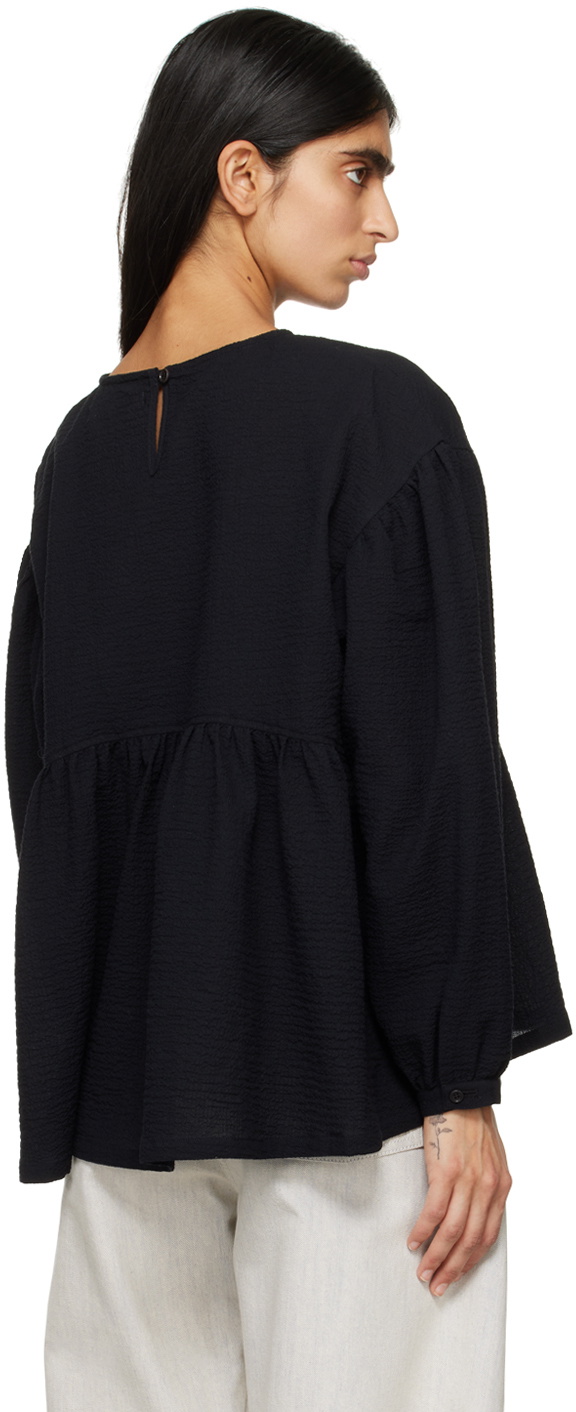 Henrik Vibskov Black Bowl Blouse