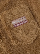 Acne Studios - Logo-Appliquéd Fleece Jacket - Brown