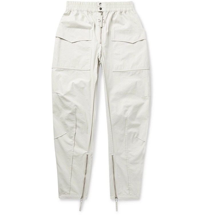 Photo: Isabel Marant - Tilsen Tapered Cotton Cargo Trousers - Neutrals