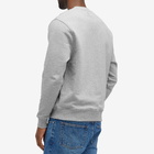 AMI Paris Men's AMI Heart Crew Sweat in Heather Grey