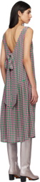 Caro Editions SSENSE Exclusive Pink & Green Heather Midi Dress