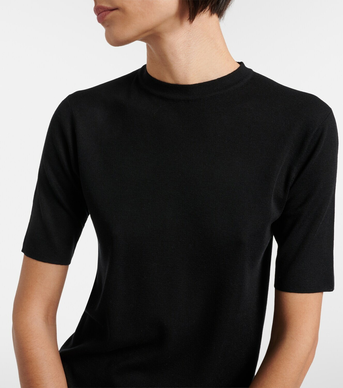 The Row Ozzi silk-blend T-shirt