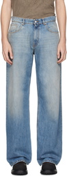 ERL Blue Breakwater Wash Jeans