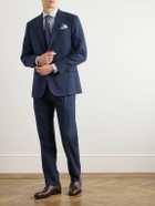 Ralph Lauren Purple label - Kent Slim-Fit Herringbone Wool, Silk and Cashmere-Blend Suit Jacket - Blue
