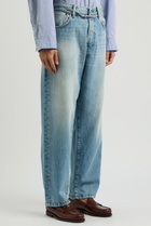 Acne Studios 1991 Belted Wide-leg Jeans Light Blue