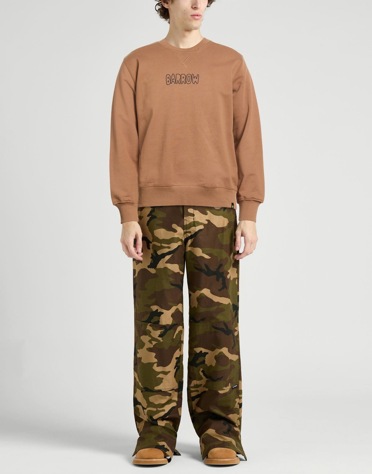 Barrow Mens Sweatshirt Light brown