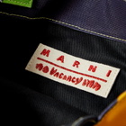 Marni X No Vacancy Inn Flat Tote Bag in Neptune