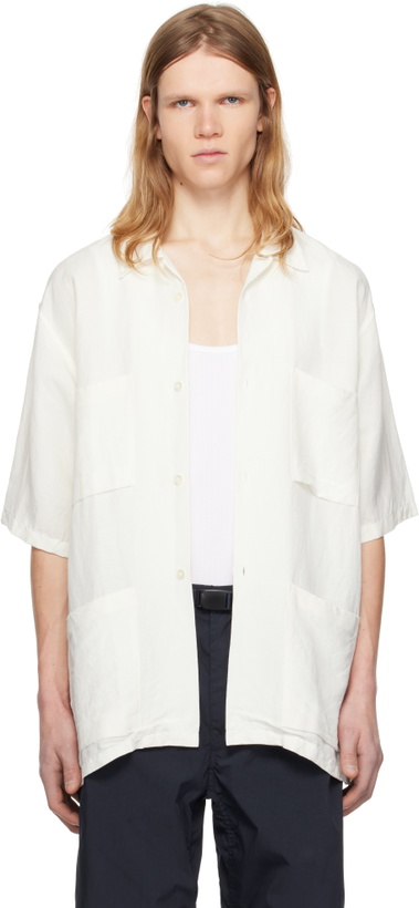 Photo: Pilgrim Surf + Supply White Amedeo Short Sleeve Shirt