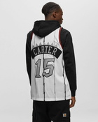 Mitchell & Ness Nba Cracked Cement Swingman Jersey Raptors 1998 99 Vince Carter #15 White - Mens - Jerseys