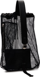 TOM FORD Black Mesh Line Sling Backpack